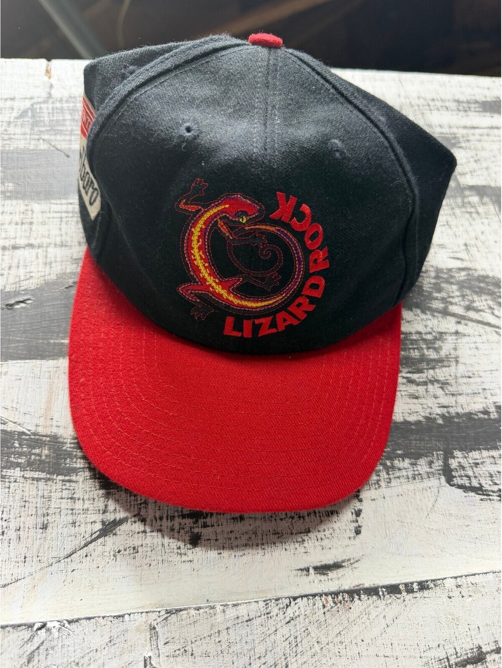 vintage marlboro lizard rock strapback hat